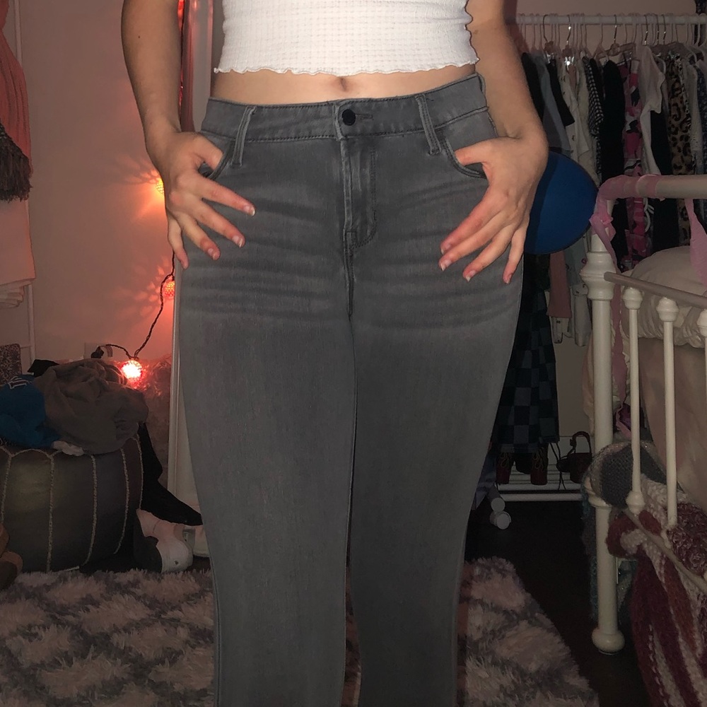Grey skinny jeans